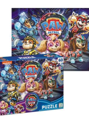 Дитячий пазл "paw patrol. операція: вибух метеориту" 200532, 60 елементів2 фото