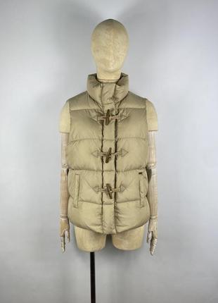 Оригінальна жіноча пухова жилетка denim&supply ralph lauren puffer down beige vest