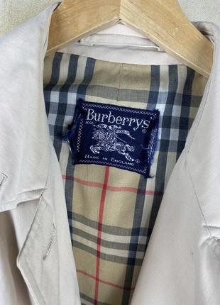 Оригінальний жіночий довгий тренч плащ burberrys beige long trench coat size m - l9 фото