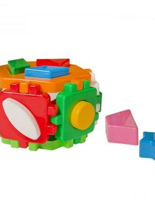 Іграшка куб "розумний малюк гексагон 2 технок" (сортер)