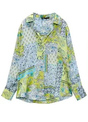 Сатинова сорочка zara