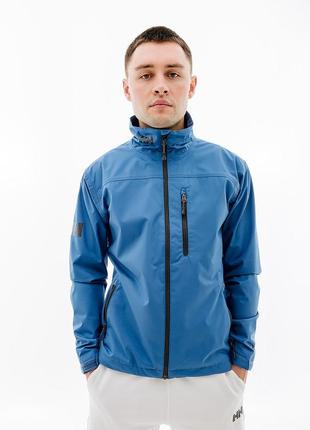 Мужская куртка helly hansen crew jacket голубой xl (7d30263-636 xl)1 фото