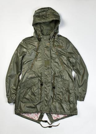 Куртка парка tommy hilfiger размер s // демисезонная ветровка2 фото