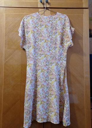 Нова 100% віскоза   красива сукня- халат з квітковим малюнком  р.36 від  na - kd2 фото