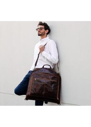 Кожаный портплед, гармент, сумка для костюма - travels with charley - time resistance 52128017 фото