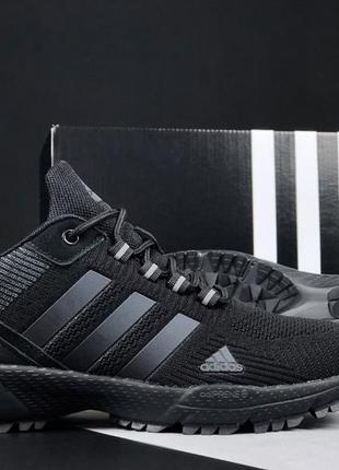 Кроссовки adidas marathon tr черные3 фото