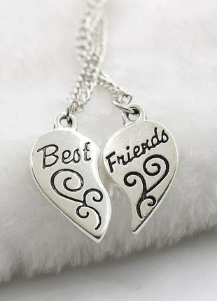 Парні кулони для найкращих друзів best friends. підвіски для найкращих подруг. кулони для двох на подарунок6 фото