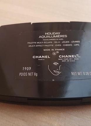Chanel aqualumieres water palette multi-effect song shadow lipstick cheeks3 фото