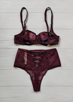 Роскошный кружевной комплект белья victoria's secret оригинал2 фото