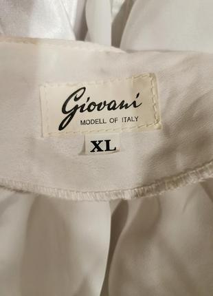 Блуза винтажная с атласным воротником giovani батал большого размера рубашка6 фото