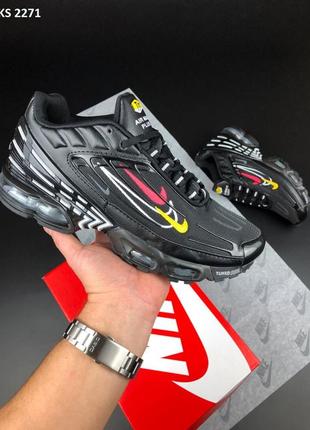 Кроссовки nike air max plus 3 черно-цветны