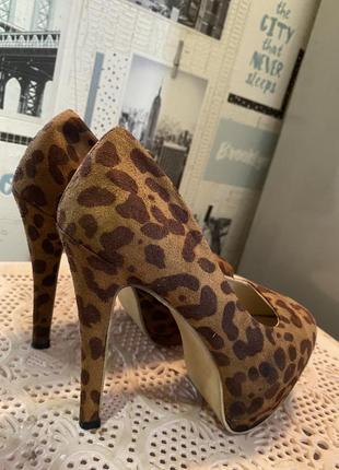 Туфли леопардовые
