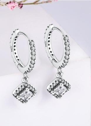 Сережки кільця срібло silver_pandora original