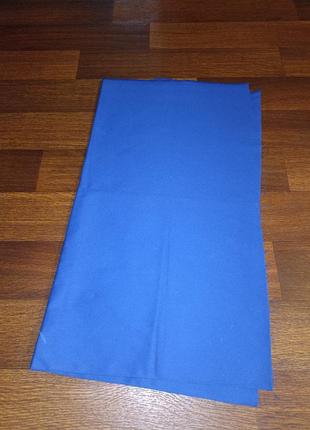Відріз плотної цупкої тканини синього кольору