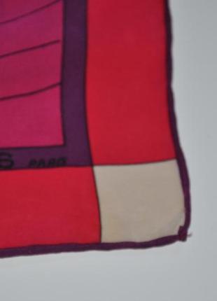 Винтажный шёлковый платок gres paris5 фото