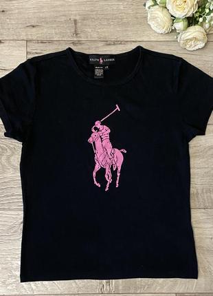 Черная футболка ralph lauren, р.m-l