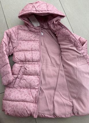 Пальто на девочку, куртка удлиненная mango3 фото
