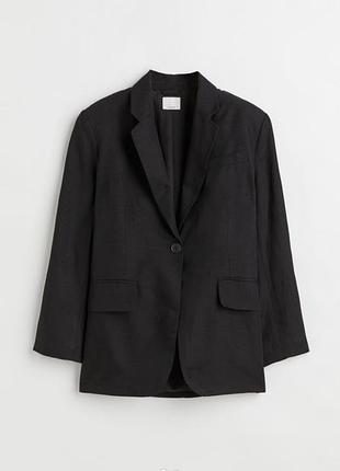 Лляний піджак h&m