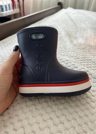 Дитячі гумові черевики crocs