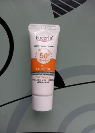 Крем гель eucerin spf50