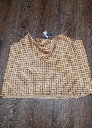 Новий красивий топ майка р.26/52 від river island