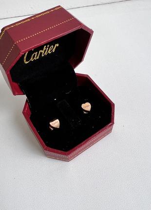 Сережки у стилі cartier