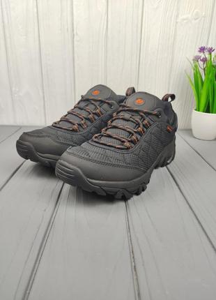 Кроссовки меррелл термо merrell ice cap thermo black orange3 фото