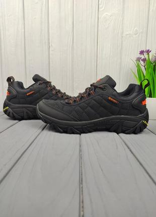 Кроссовки меррелл термо merrell ice cap thermo black orange4 фото