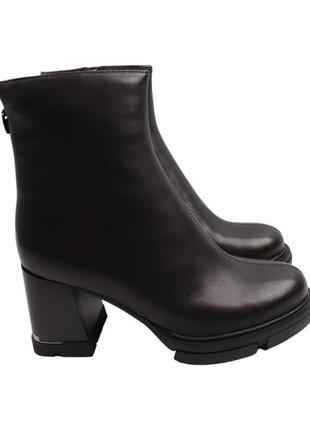 Ботинки женские angelo vani черные натуральная кожа, 40