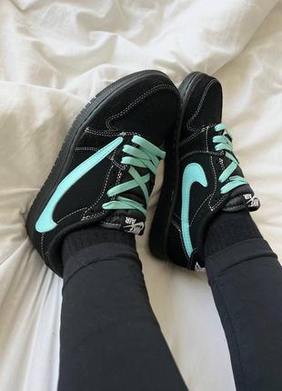 Жіночі кросівки nike low travis scott's x tiffany8 фото