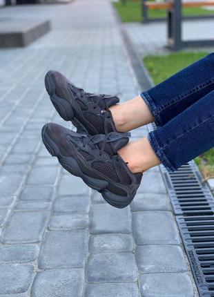 Adidas yeezy boost 500 black  🆕 женские кроссовки адидас изи 500  🆕 черные