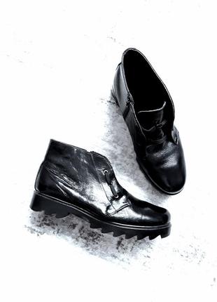 Мега удобные лёгкие демисезонные ботинки на широкую ногу с высоким подъёмом, 42-42,5-43, seboni1 фото