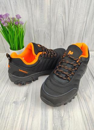 Кроссовки меррелл термо merrell vibram thermo black orange10 фото