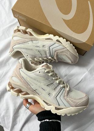 Жіночі кросівки asics gel-kayano 14 peach cream асікс персикового з кремовим кольорів5 фото