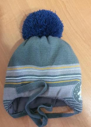 Шапка детская с бубоном 40-42