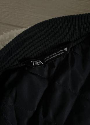 Теплий  бомбер zara3 фото