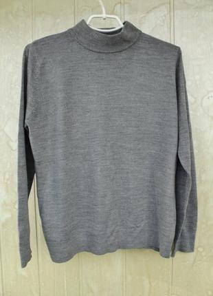 Базовий сірий светр1 фото