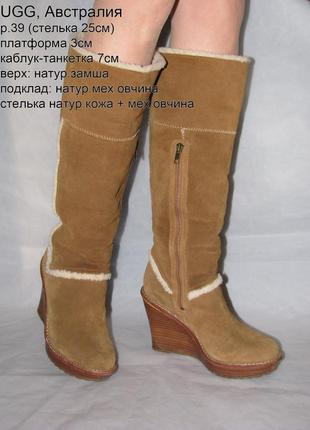 Высокие зимние сапоги ugg р.39 австралия оригинал