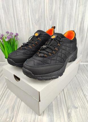 Кроссовки меррелл термо merrell ice cap moc thermo black orange2 фото