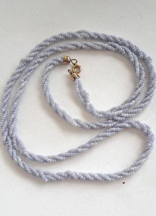 Кольє бисер стекло винтаж европа