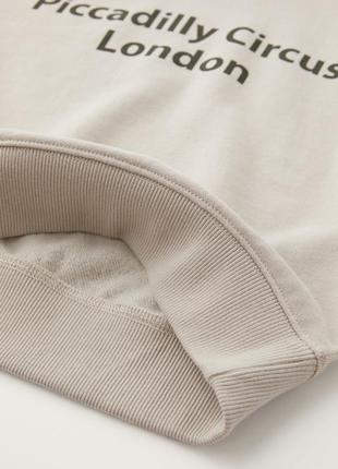 Zara стильний теплий фірмовий світшот зара утеплений на флісі светр світер толстовка худі3 фото
