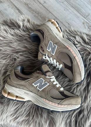 Жіночі кросівки хакі new balance 2002r khaki6 фото