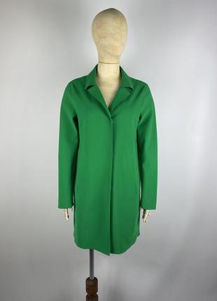 Оригінальний яскравий жіночий тренч плащ herno giaccone donna tecno green billiard coat4 фото