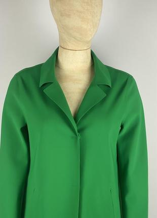 Оригінальний яскравий жіночий тренч плащ herno giaccone donna tecno green billiard coat3 фото