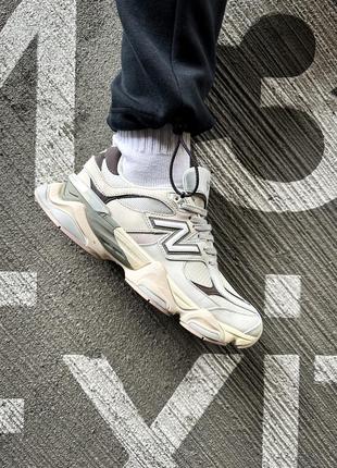 Чоловічі кросівки сірі new balance 9060 'grey matter timberwolf