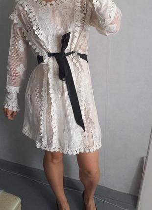 Невероятное платье сетка s,m