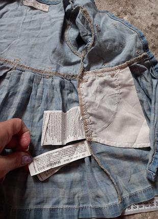 Джинсова суконька 86см. 10