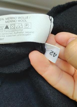Жакет накидка пиджак 100% шерсть мериноса, 46 размер4 фото
