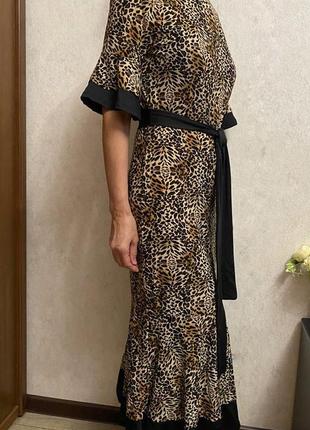 Леопардовое платье shein, р.s-l3 фото