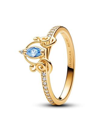 Срібна каблучка перстень кільце колечко кольцо срібло пандора pandora silver s925 ale з біркою і пломбою карета попелюшки сплав позолота